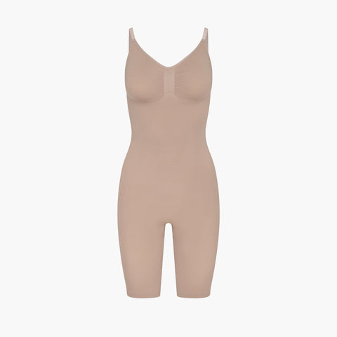 Sculpting bodysuit shapewear with shorts