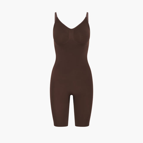 Sculpting bodysuit shapewear with shorts