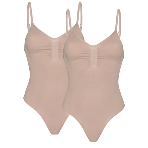 2X PACK Bodysuit sculpting shapewear