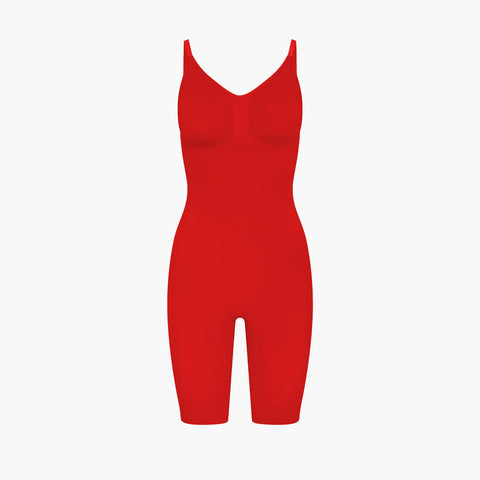 Sculpting bodysuit shapewear with shorts