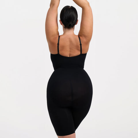 Sculpting bodysuit shapewear with shorts