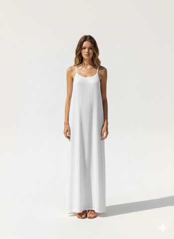 Essential Open-Back Slip Dress