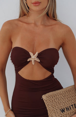 DAMIA | STRAPLESS MAXI DRESS
