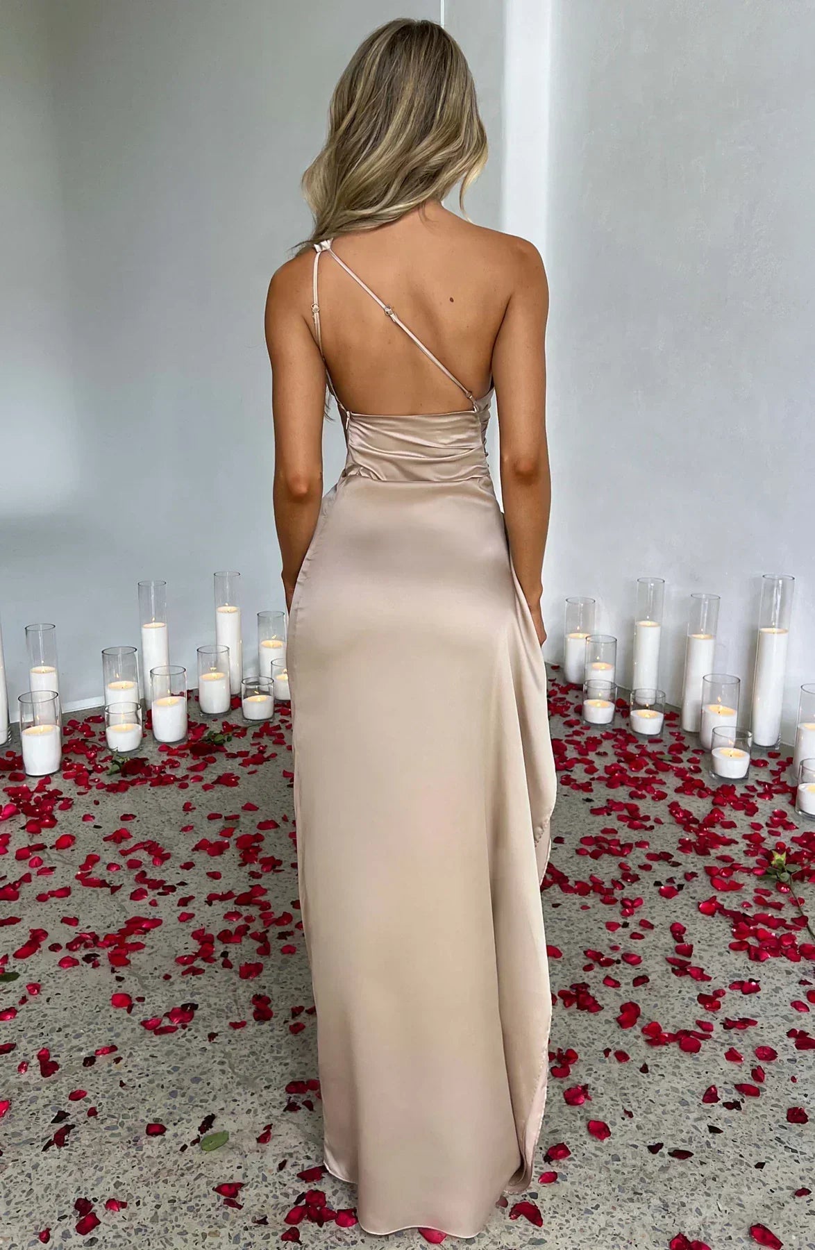 Luciana Satin Grace Dress